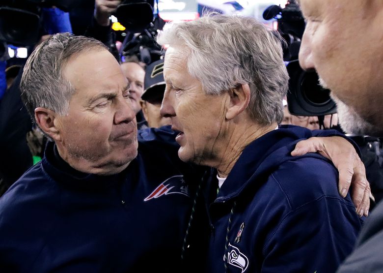 Seahawks' Pete Carroll, Patriots' Bill Belichick both set in their (very  successful) ways | The Seattle Times