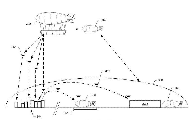 fjerkræ Ananiver Hende selv Super-drones and blimp warehouses: Amazon's sci-fi dreams for drone  delivery | The Seattle Times