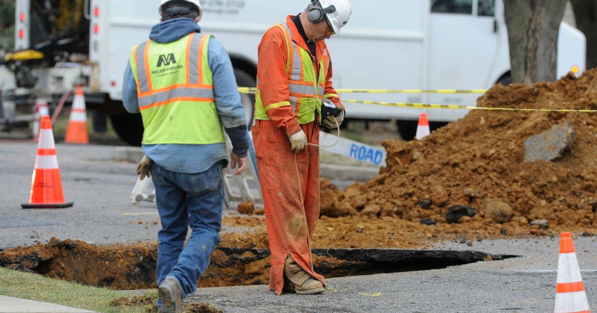 Sinkhole, gas leak force evacuations in Pennsylvania city | The Seattle ...