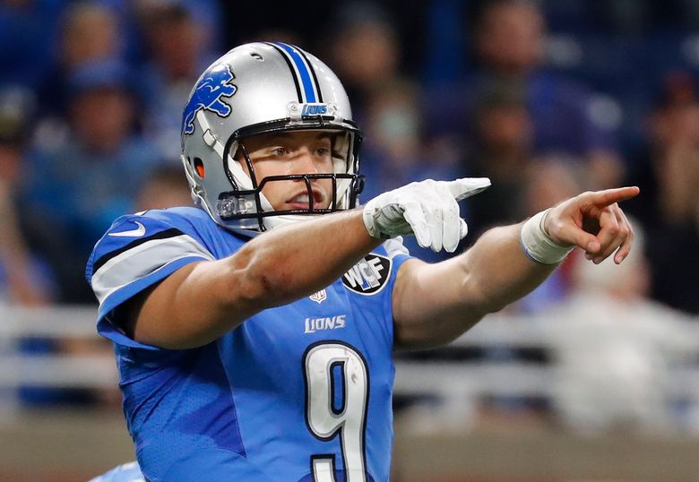 Lions' Matthew Stafford says he'll keep playing through pain