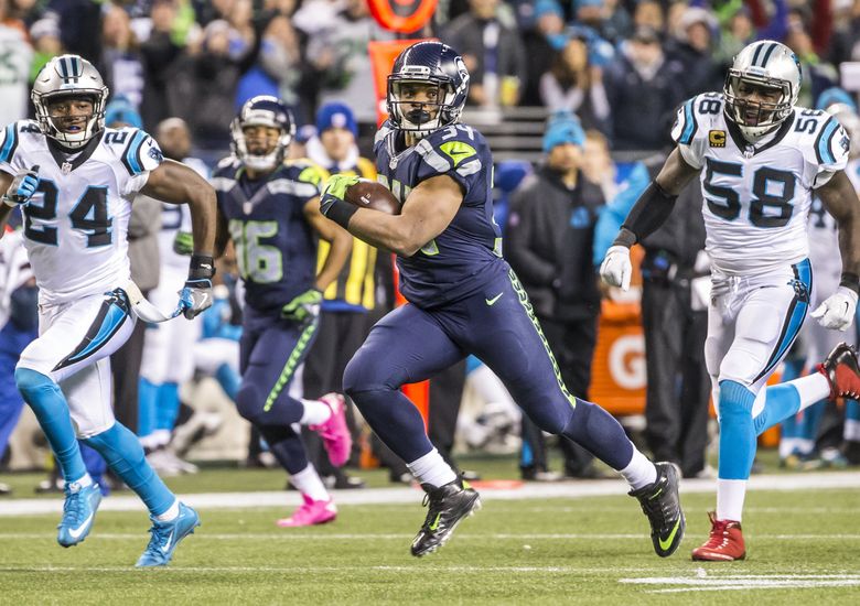 Thomas Rawls Touchdown Seattle Seahawks Running Back Official