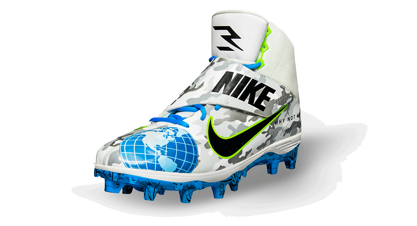 russell wilson youth football cleats