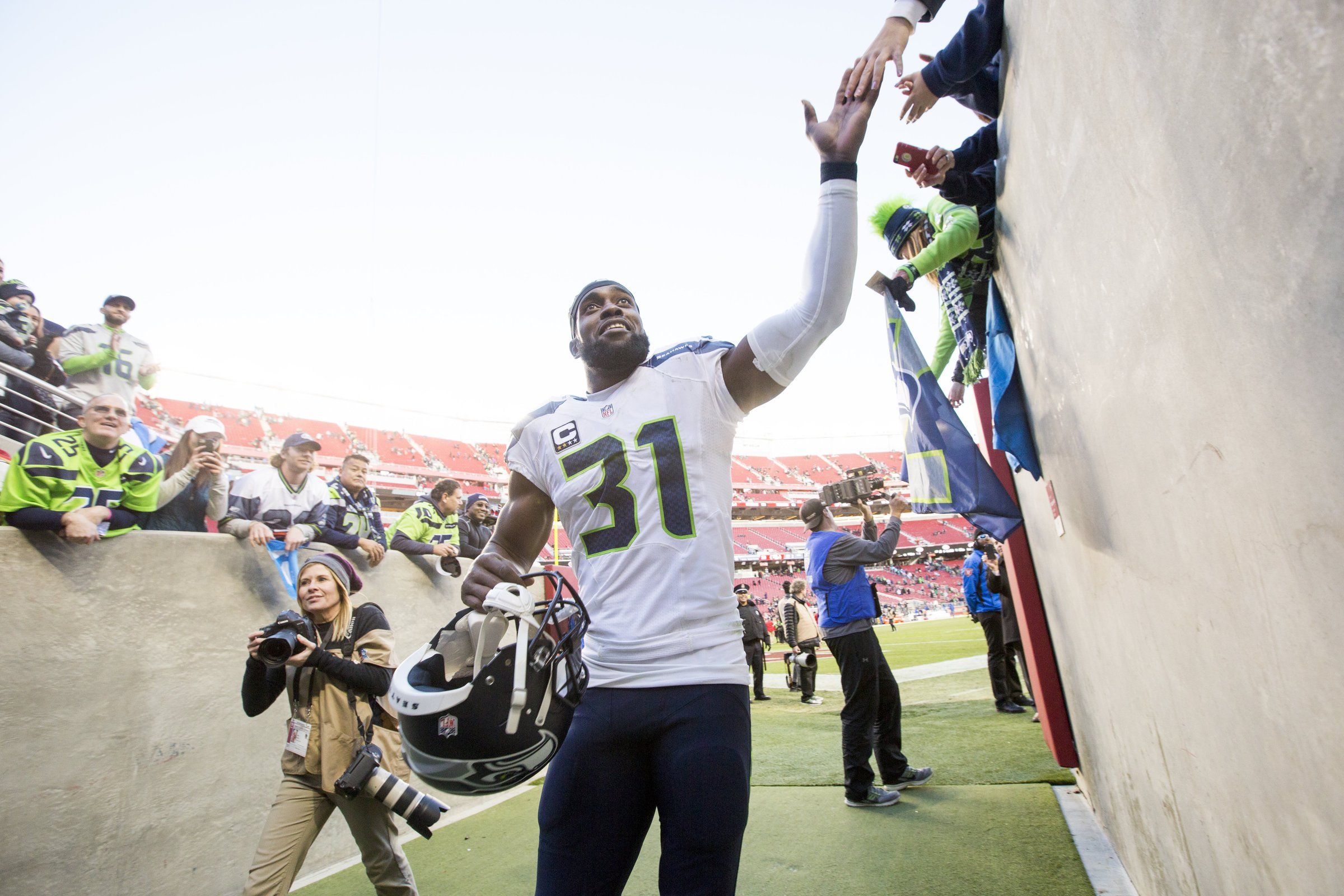 Kam chancellor 2024 autographed jersey