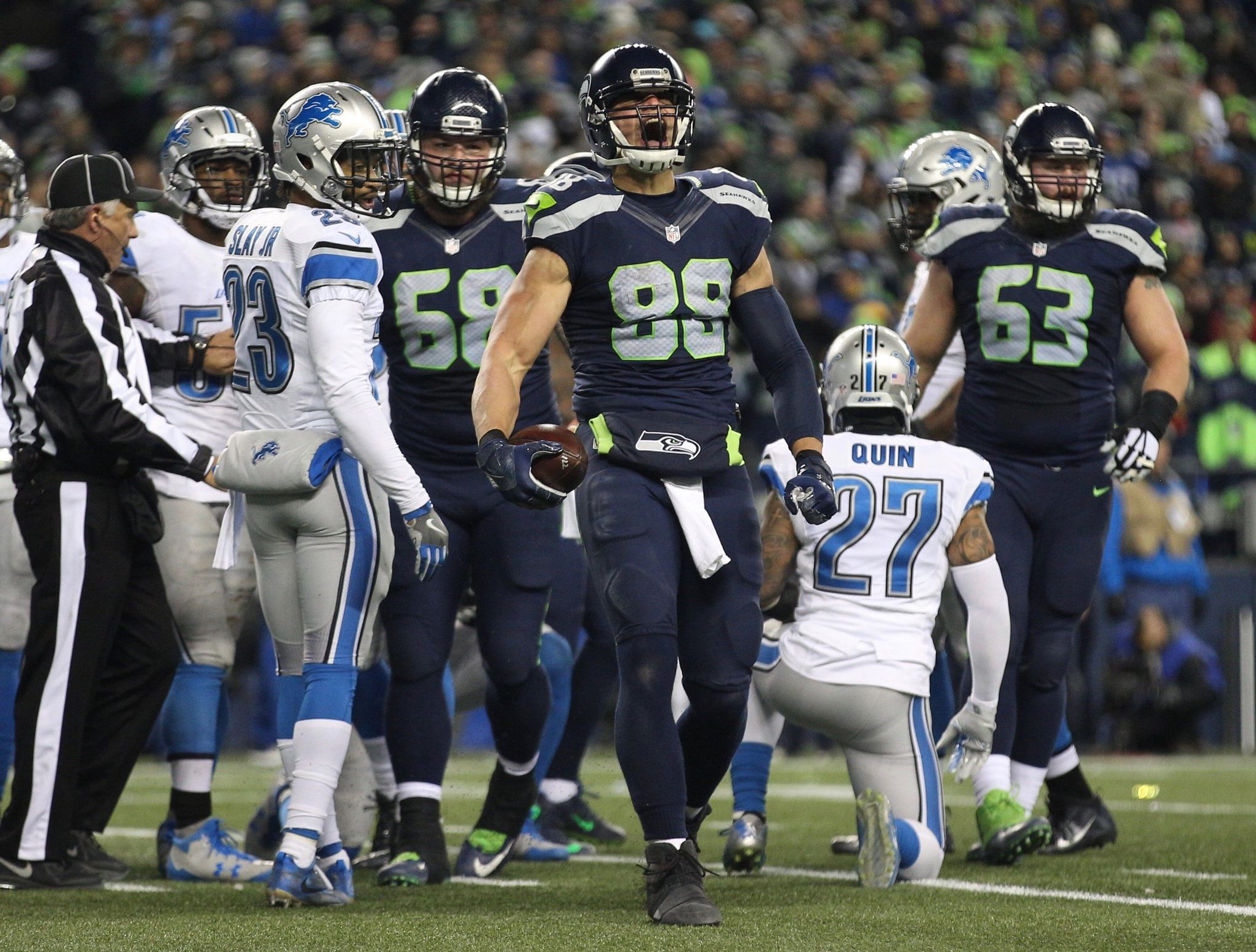 Rawls, Seahawks run past Lions - The Dickinson Press