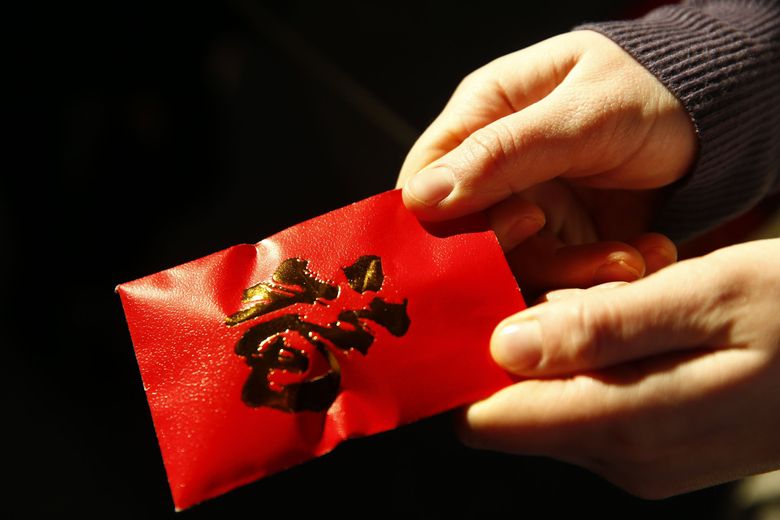 traditional lunar new year envelopes