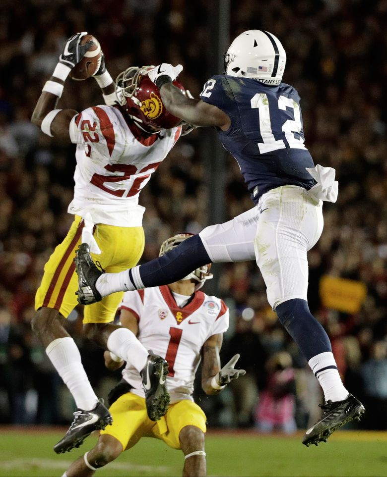 Saquon Barkley runs through USC defense for 79 yard touchdown Rose