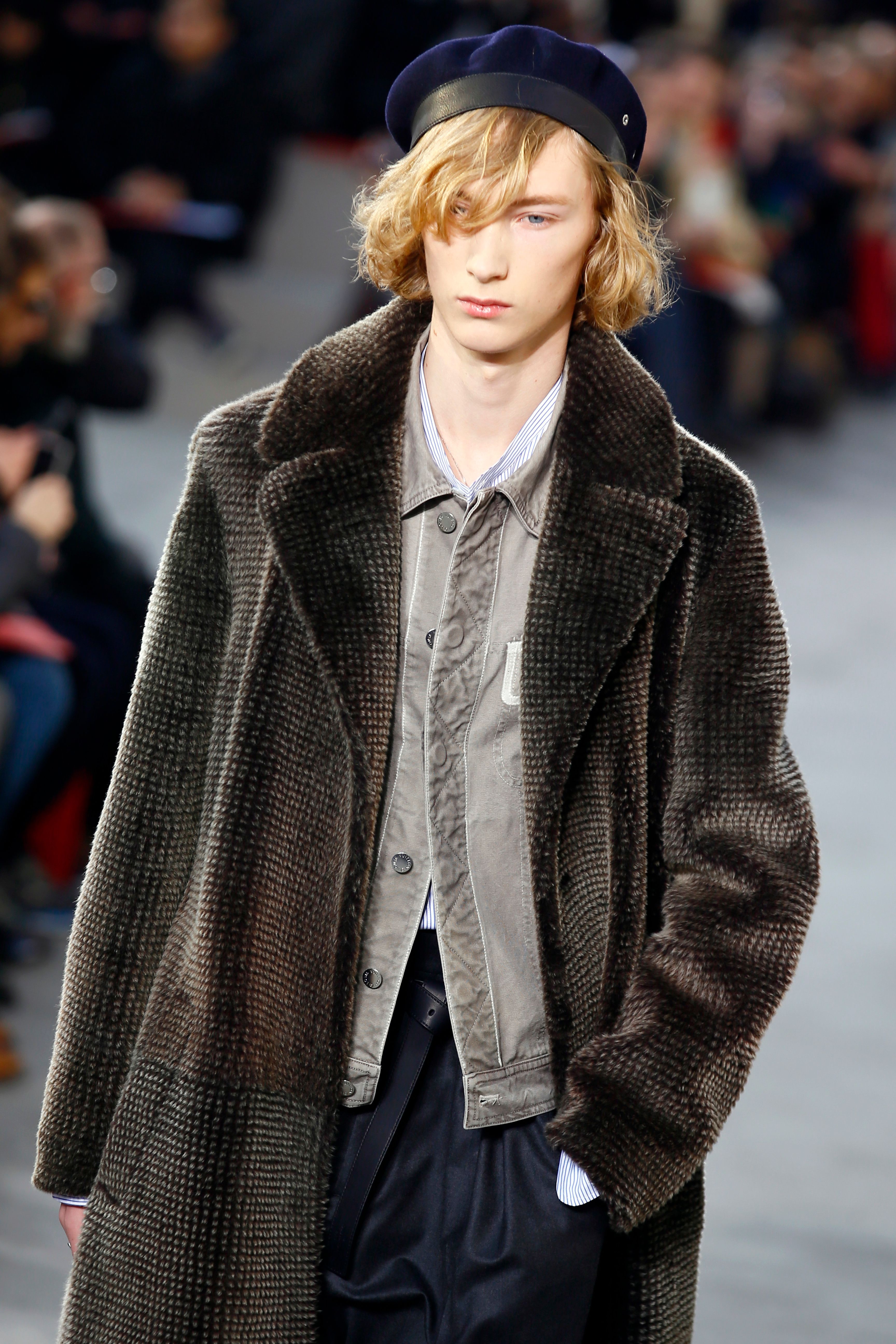 Louis vuitton store mens fur coat