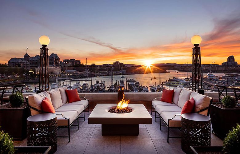 Soak in sweeping views of Victoria’s Inner Harbour from the Fairmont Empress. (Clipper Vacations)