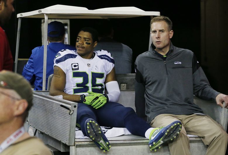 DeShawn Shead leaves Seahawks-Falcons game with knee injury, ruled out
