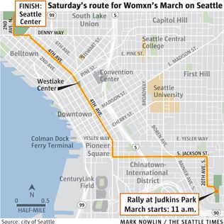 Traffic alert: Women’s march now 3 miles long; organizers estimate ...