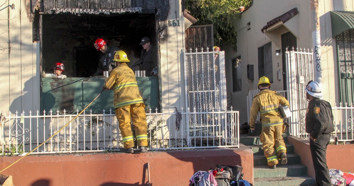 4 siblings critical after rescue from Los Angeles house fire The Seattle Times