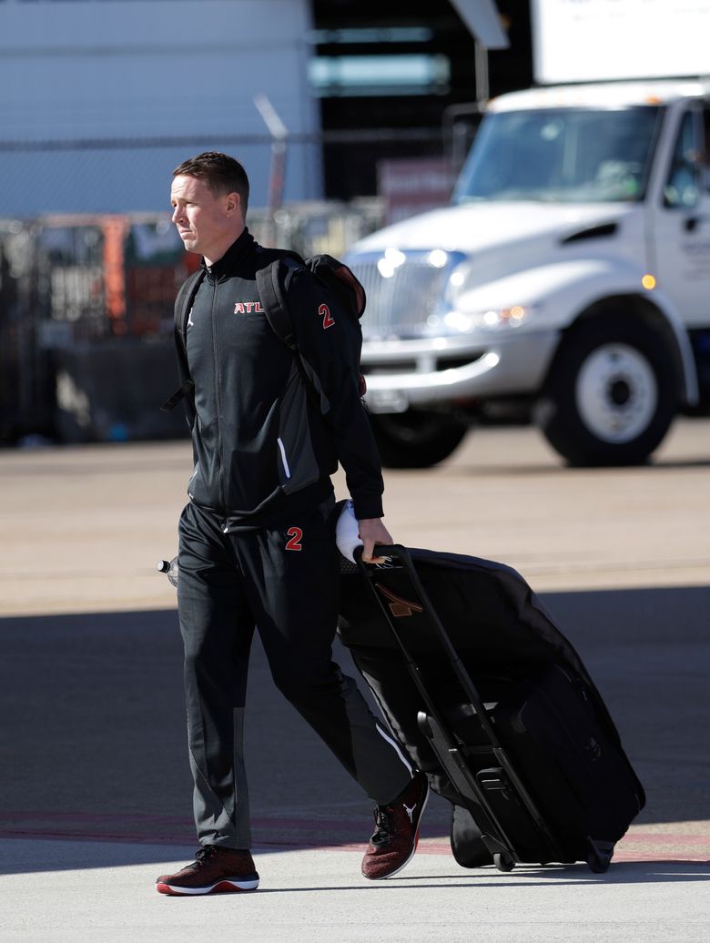 Falcons arrive for 1st Super Bowl appearance since 1999