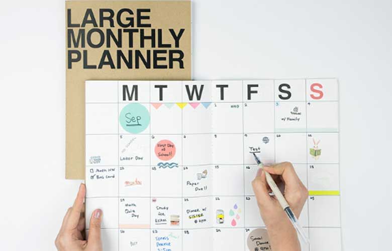 MochiThings Large Monthly Planner, 
$15 at mochithings.com