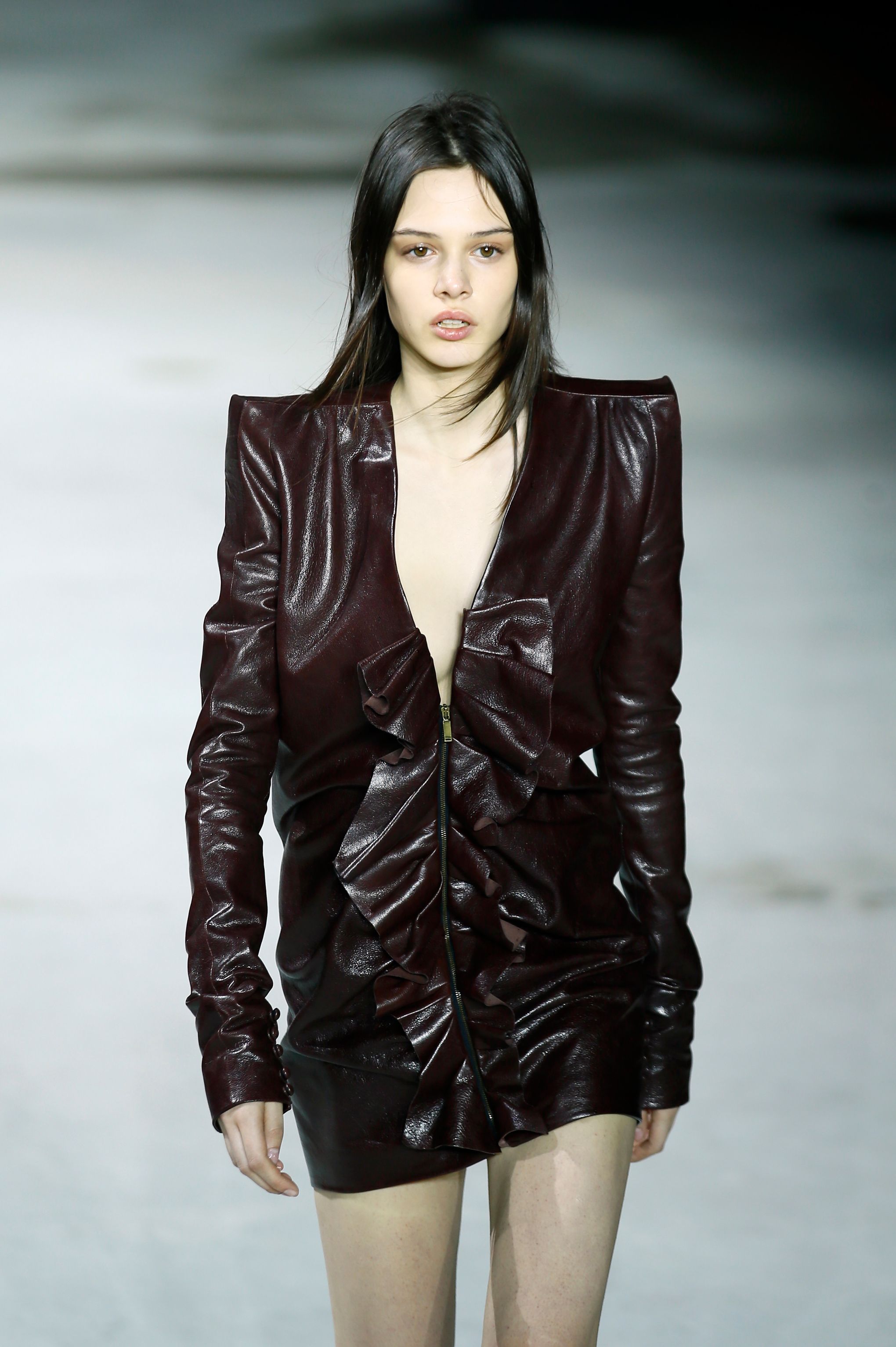 Anthony Vaccarello at his peak for his Saint Laurent fall-winter