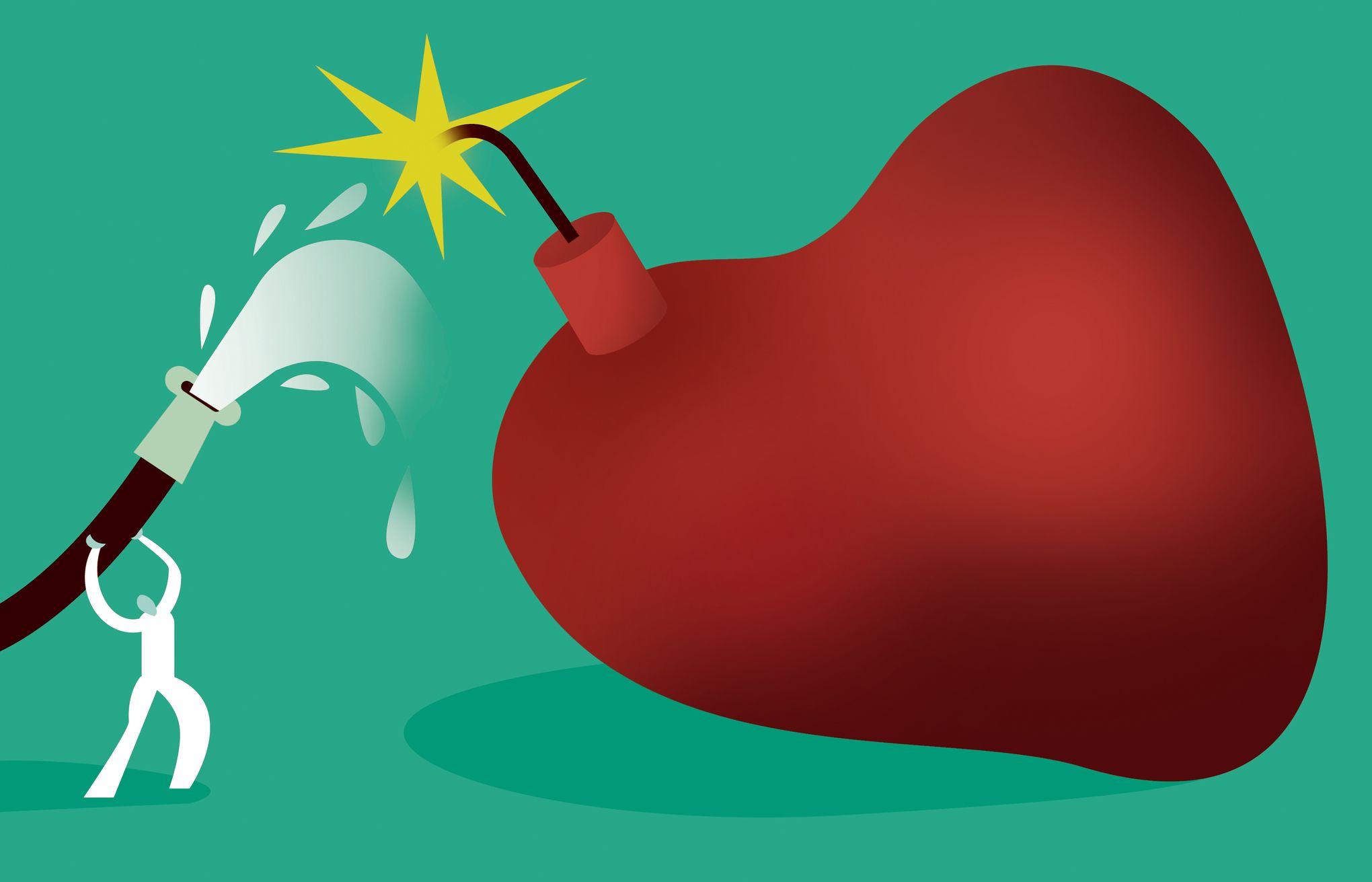 coronary heart disease cartoon