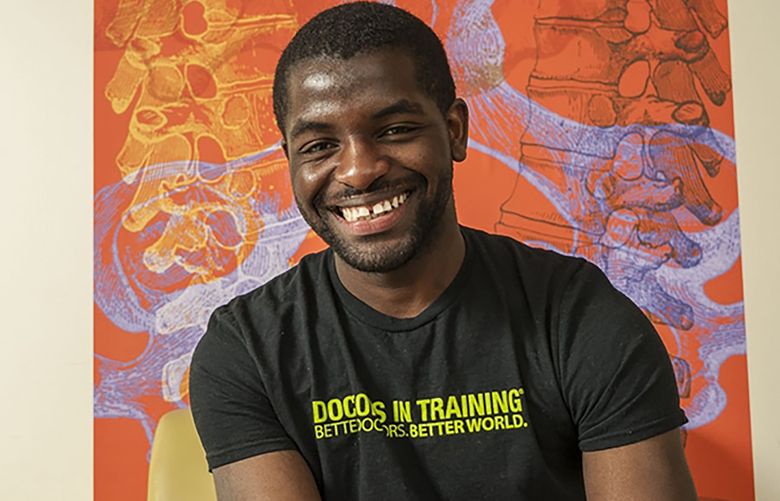 Augustine Ajuogu, medical student, scholarship recipient and global health advocate. (Photo by Karen Orders)