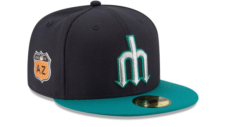 Mariners bring back the trident logo with new spring training hats