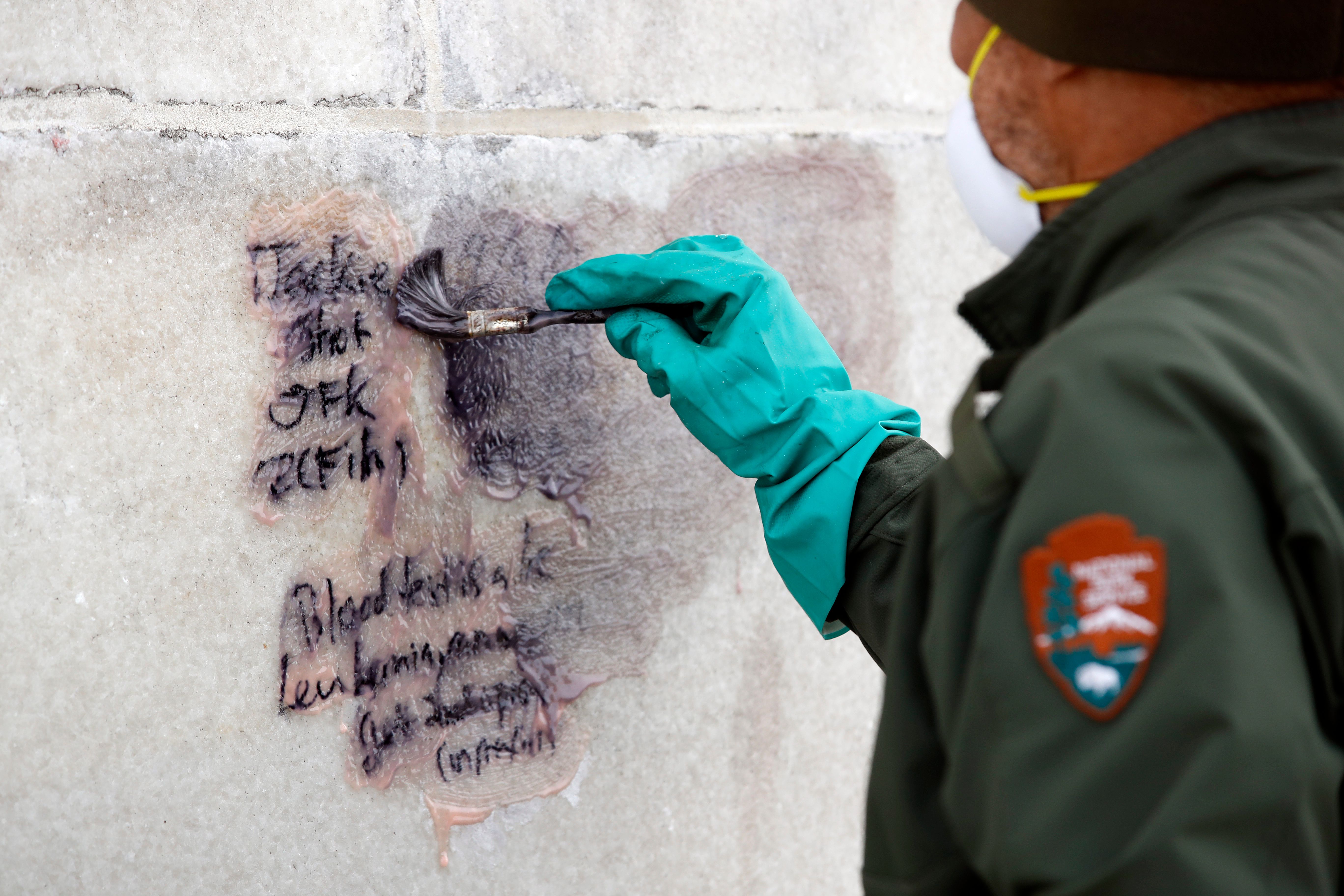 Graffiti found at 4 popular monuments in Washington, DC | The