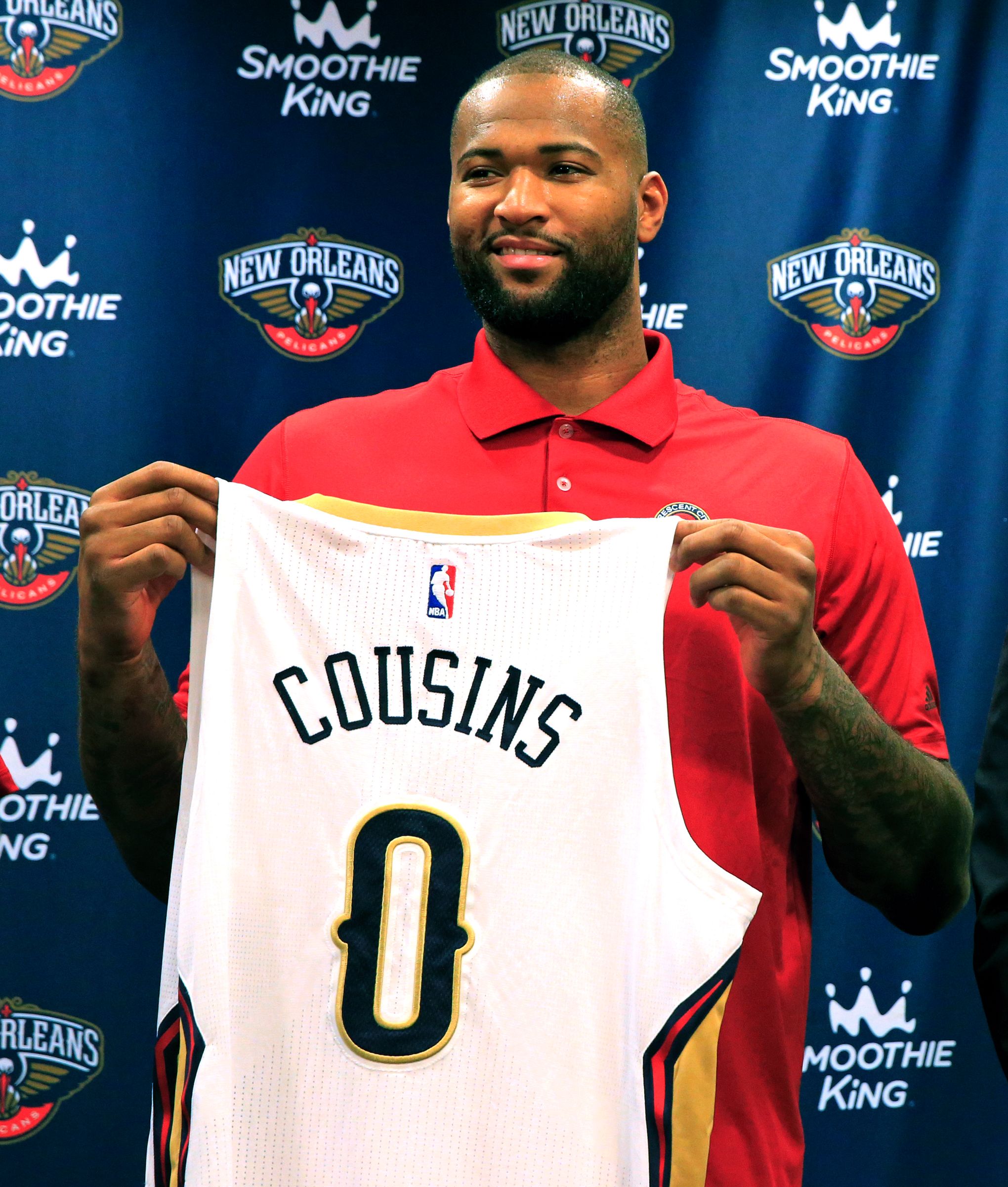 Anthony Davis wore DeMarcus Cousins' jersey at All-Star Game