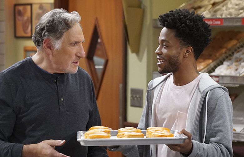 “What’s the Big Idea” — When Franco’s creative new donut flavors become bestsellers, Arthur tries to prove he’s still relevant by coming up with a unique one of his own. Also, Fawz works to dream up an inventive password in order to keep Maya and James from stealing his store’s WiFi, on SUPERIOR DONUTS, Monday, Feb. 6 (9:00-9:30 PM, ET/PT) on the CBS Television Network. Pictured L-R: Judd Hirsch as Arthur and Jermaine Fowler as Franco Photo: Monty Brinton/CBS ÃÂ©2016 CBS Broadcasting, Inc. All Rights Reserved