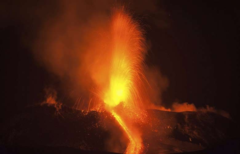 Etna volcano erupts in fiery show of lava in eastern Sicily | The ...