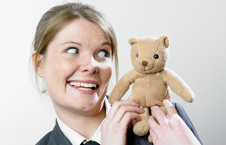 One person — though not this specific person — brought childhood toys with them to a job interview. (Thinkstock)