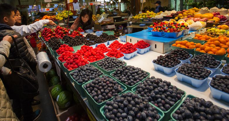 Visiting lululemon, shopping and going to Granville Island