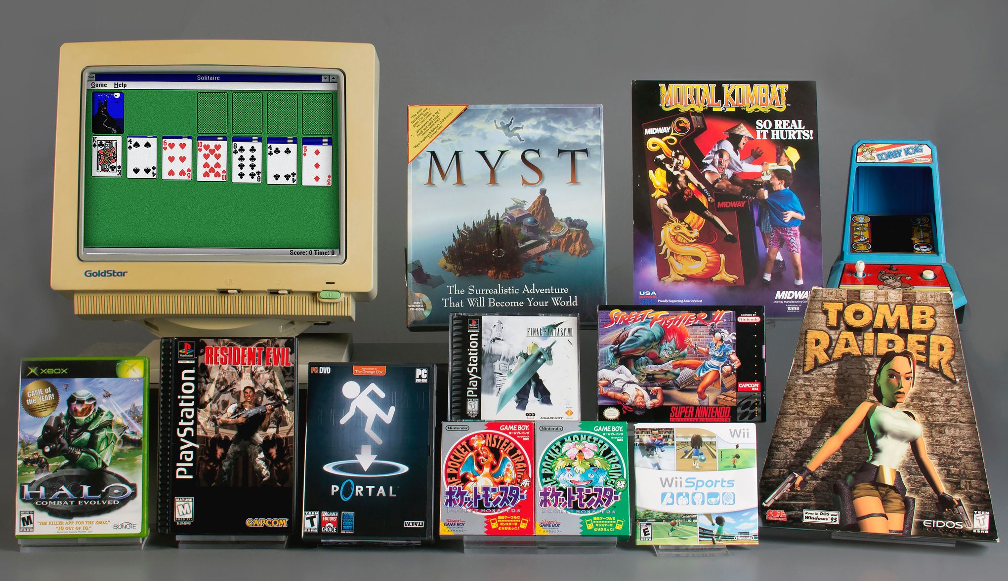 Donkey Kong,' 'Myst,' even Microsoft 'Solitaire' are finalists for World  Video Game Hall of Fame