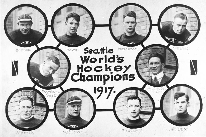 The 1917 Seattle Metropolitans won the city’s only Stanley Cup before folding within a decade. While a new NHL team expected soon could adopt that Metropolitans name, commemorating that prior championship too visibly could get awkward in a hurry. (HHOF Archives)