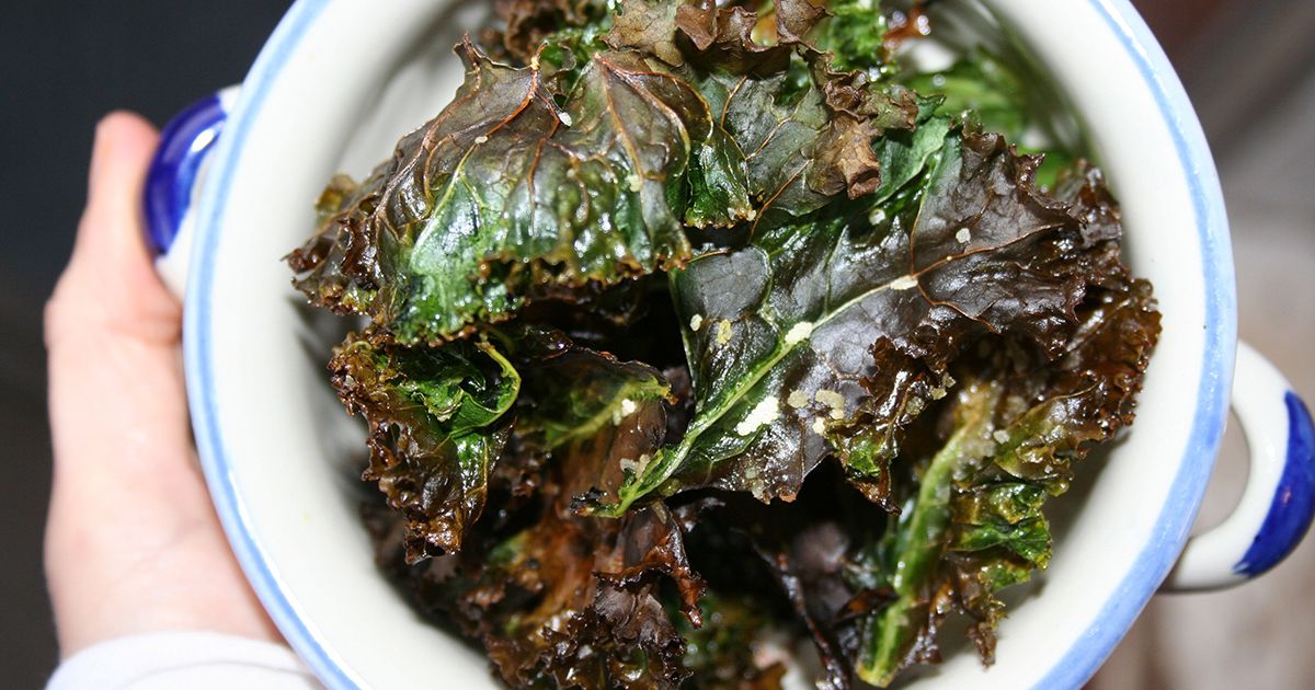 Pacific northwest kale chips
