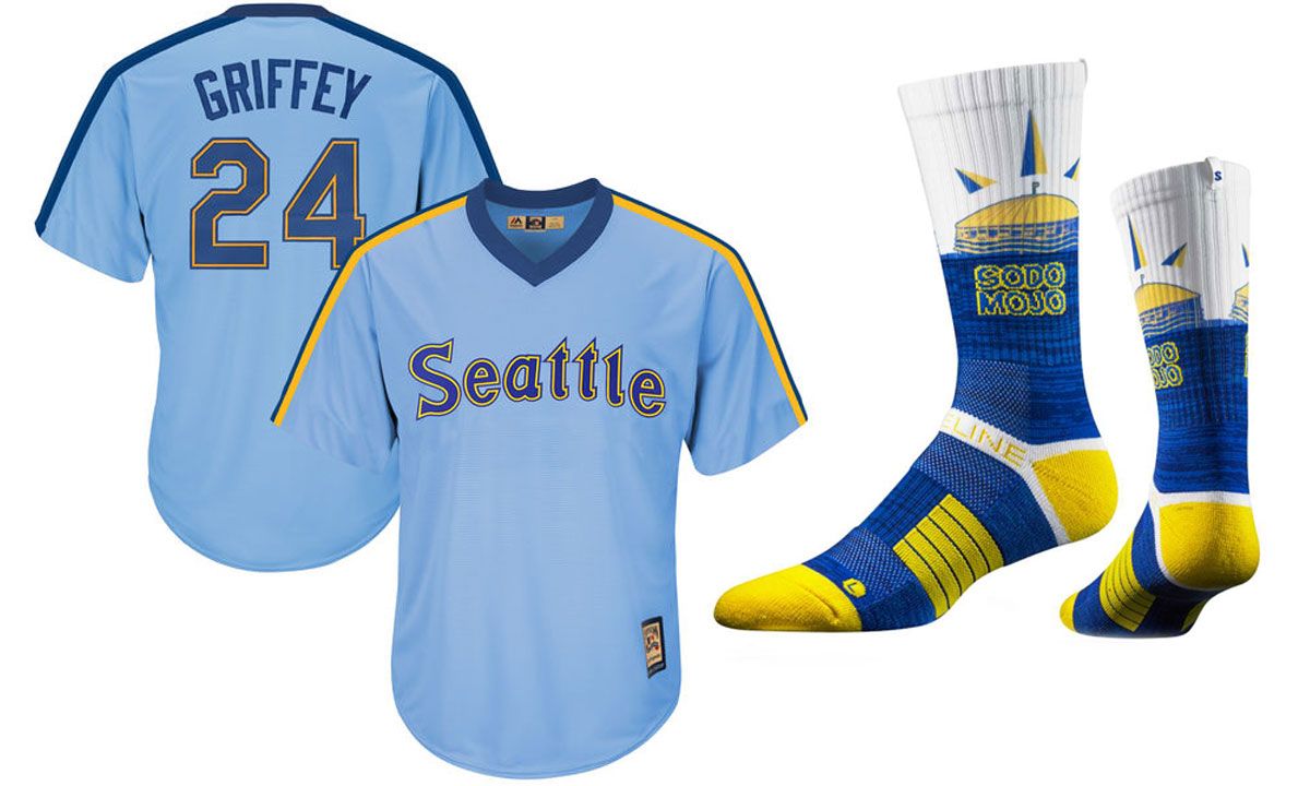 Old school mariners sale jersey