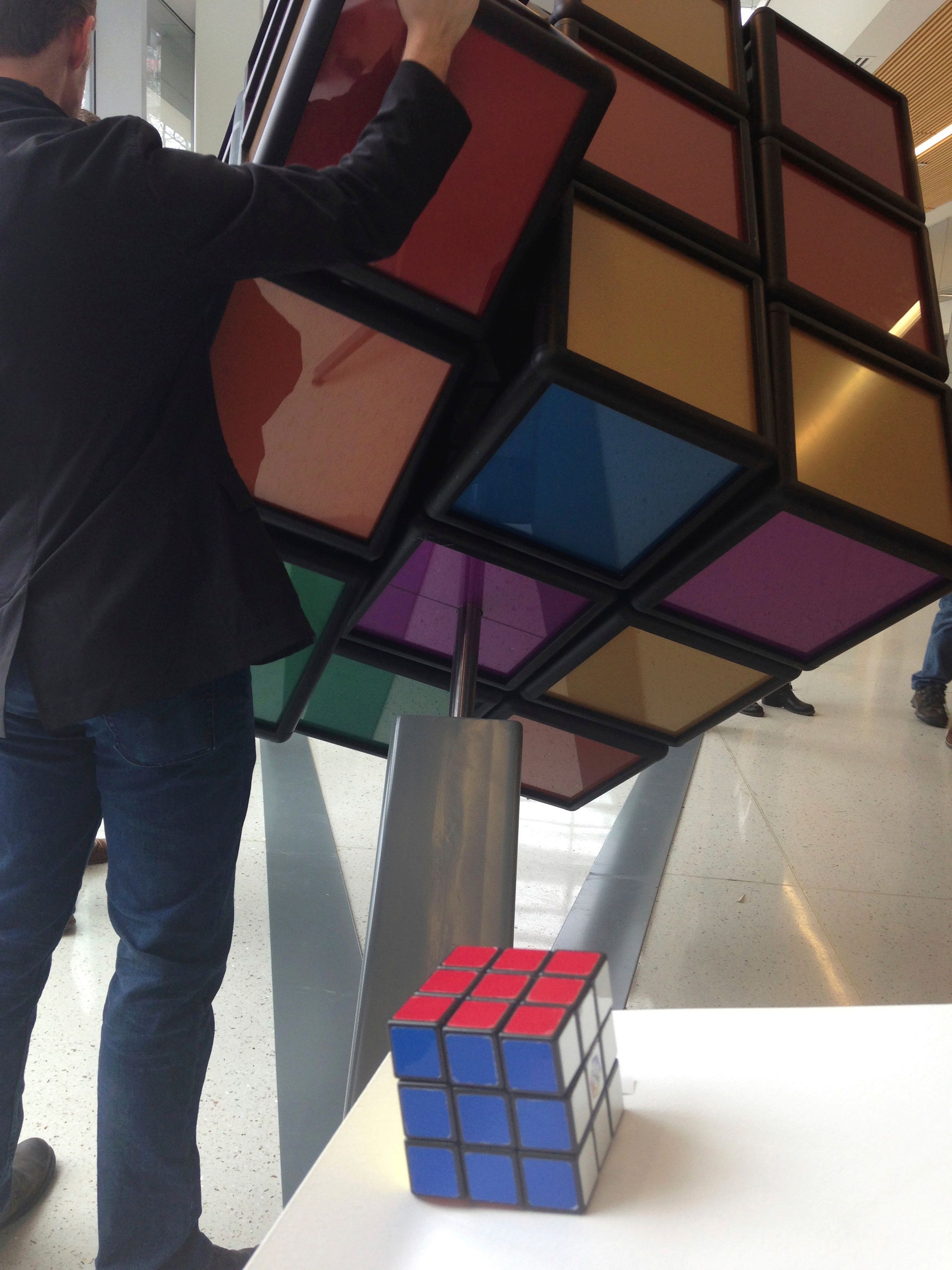 Giant paper best sale rubik's cube