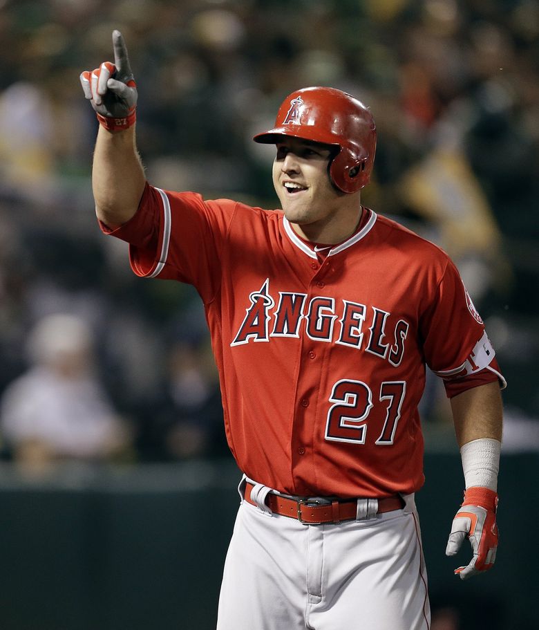 Los Angeles Angels Mike Trout and Los Angeles Dodgers Clayton