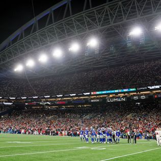 Fans fill Lumen Field for a Thursday night football game against the San Francisco 49ers during the fourth quarter Thursday, Oct. 10, 2024 in Seattle. 