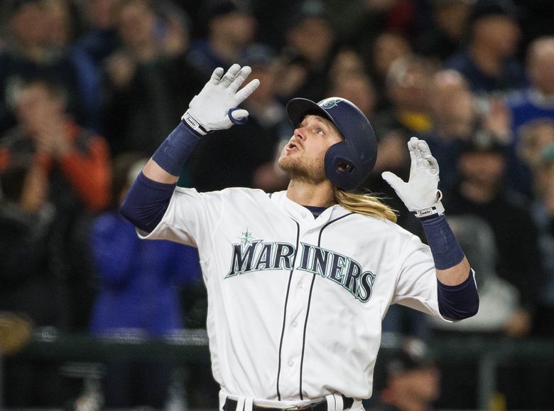 Marlins' Jean Segura flips bat after breaking up no-hitter with single