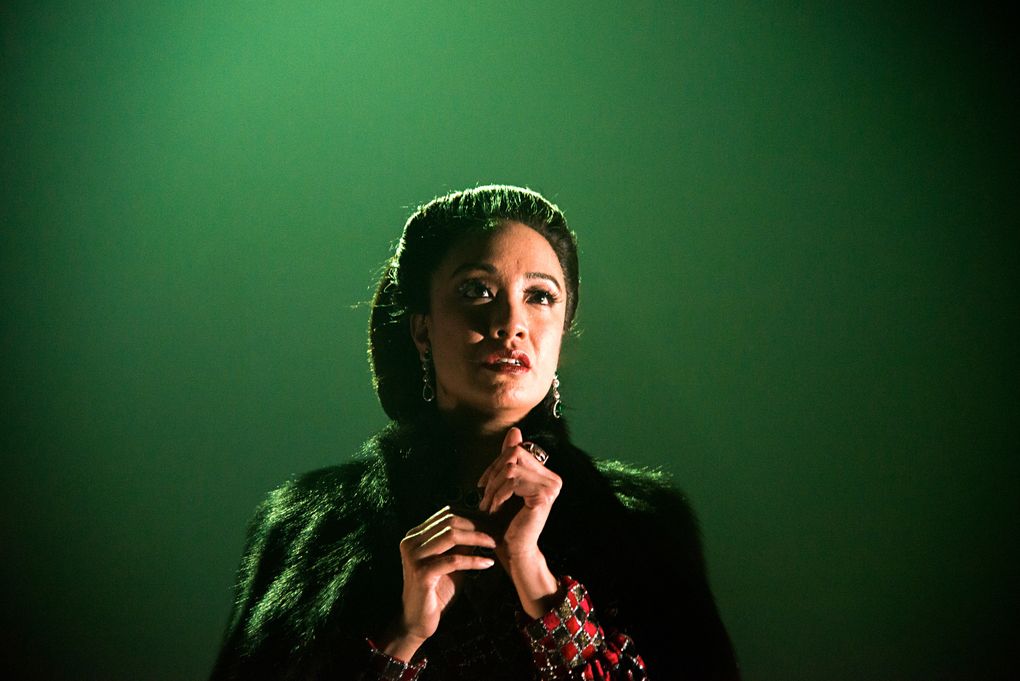 Jaygee Macapugay plays Imelda Marcos in Seattle Repertory Theatre’s production of “Here Lies Love,” an immersive musical by David Byrne and Fatboy Slim. (Courtesy of Navid Baraty)