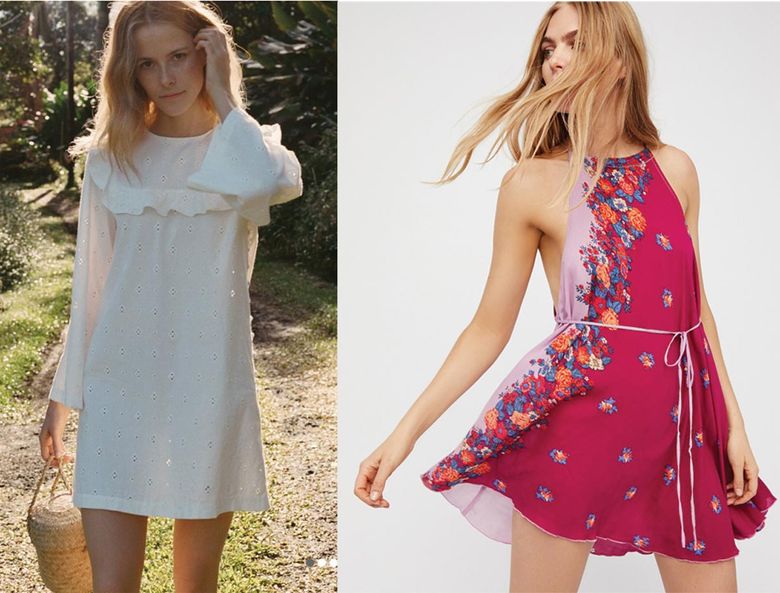 summer fashion dress up Frayed Slip Dress main image 0