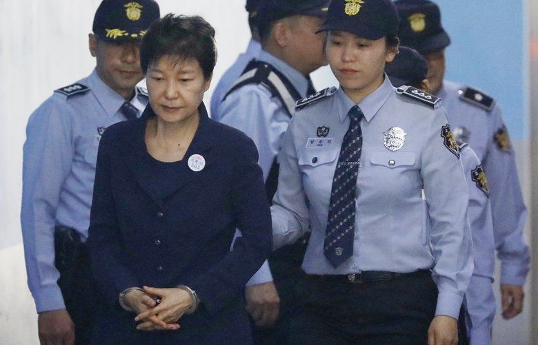 South Korea’s Park denies charges as corruption trial begins | The ...