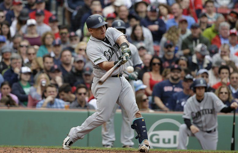 Mariners avoid being swept and shut out in Boston with a 50 victory