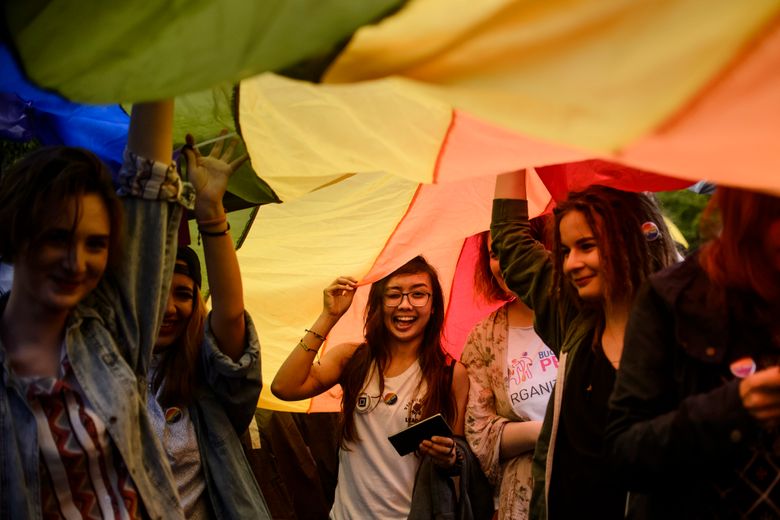 LGBTQ+ pride parade in Bucharest draws ten thousand plus people