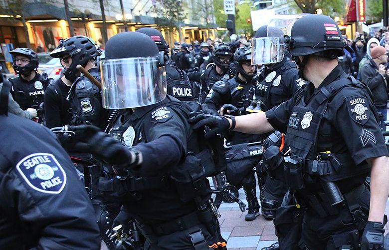 Does peaceful May Day signal Seattle’s no longer in protesters’ bull’s ...