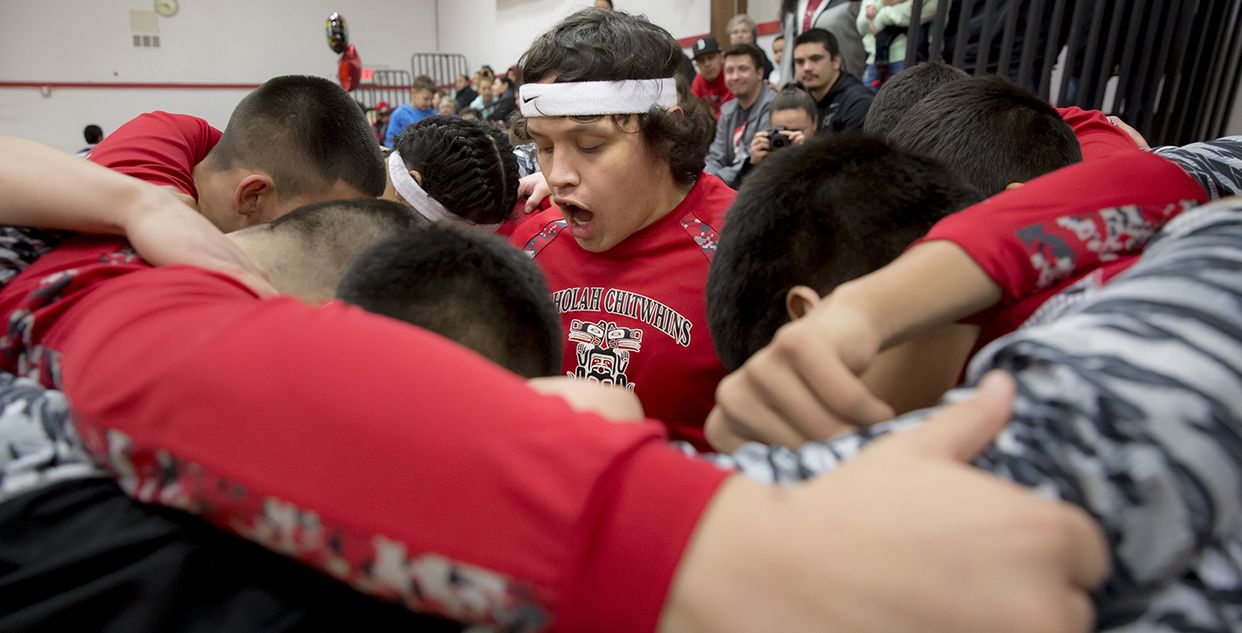 Taholah plays, and sings, for its school, its community and its culture