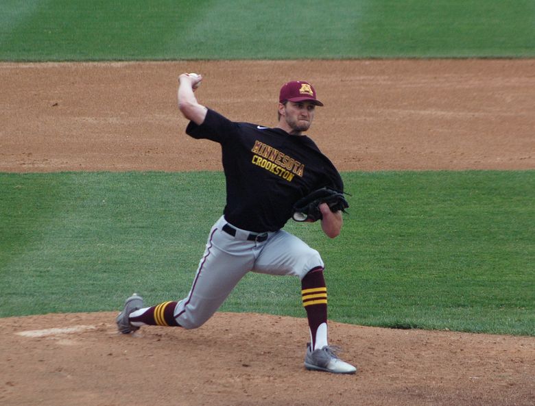 For Minnesota-Crookston pitcher Parker Hanson, one hand is enough