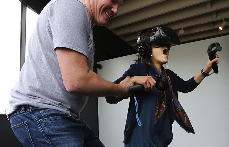 Tech couple takes the (real) plunge with Ballard virtual reality arcade