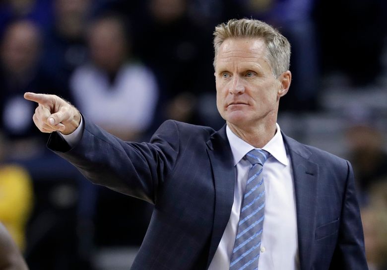 Warriors coach Steve Kerr not yet ready to return to bench | The Seattle  Times