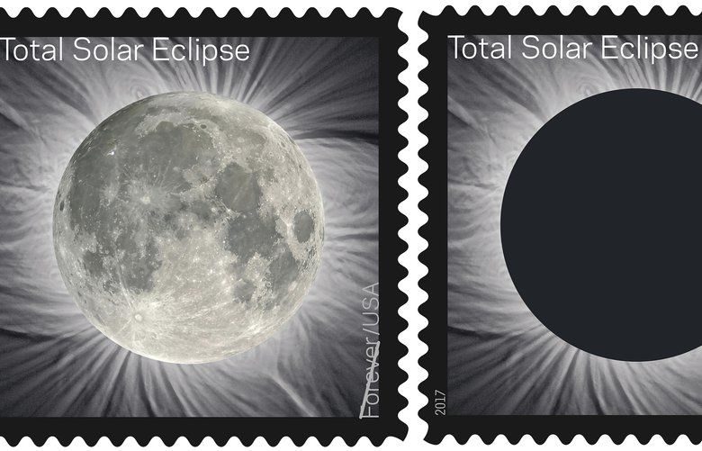 New ‘eclipse’ stamp from U.S. Postal Service transforms with a touch ...