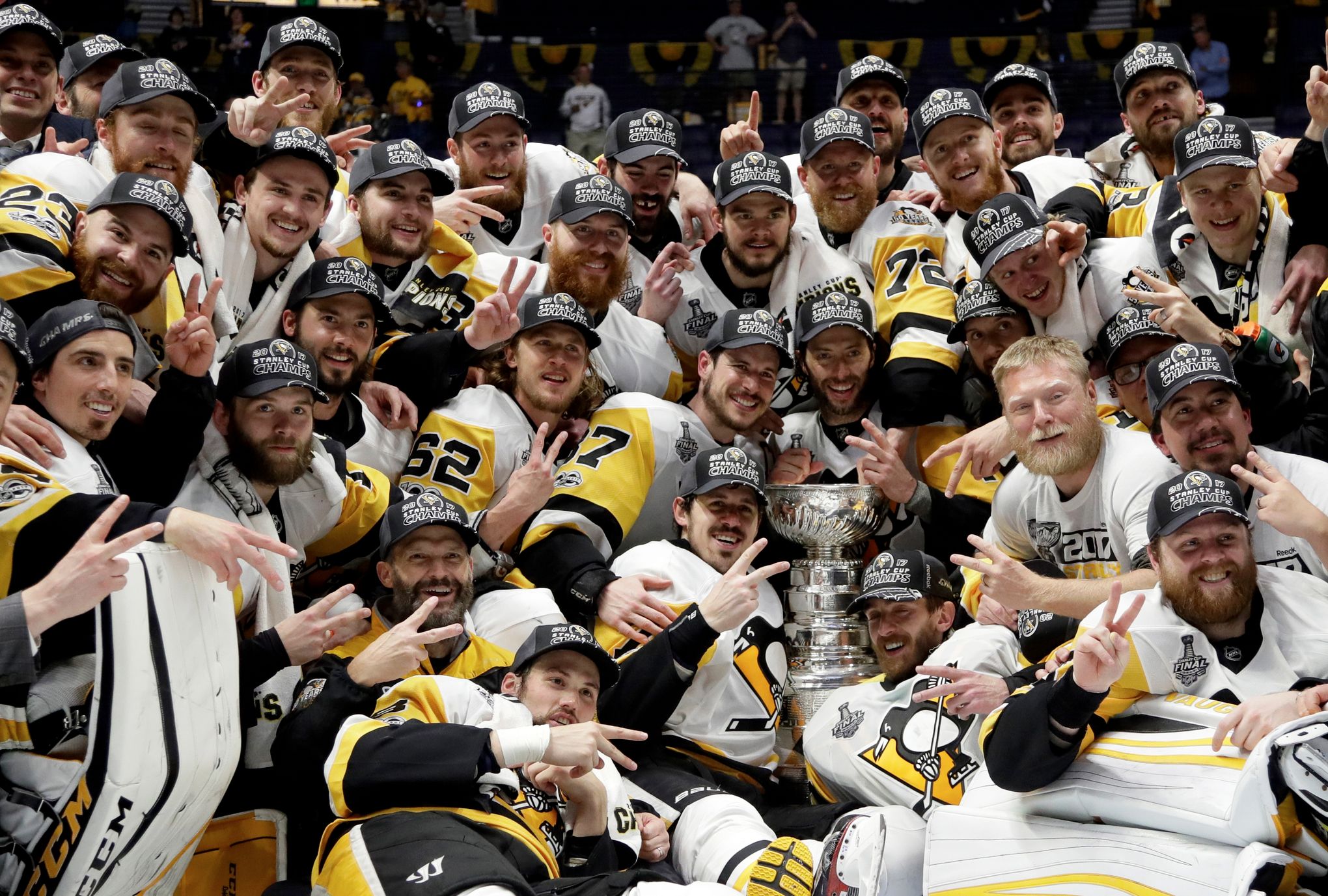 Penguins top Predators to repeat as Stanley Cup champs