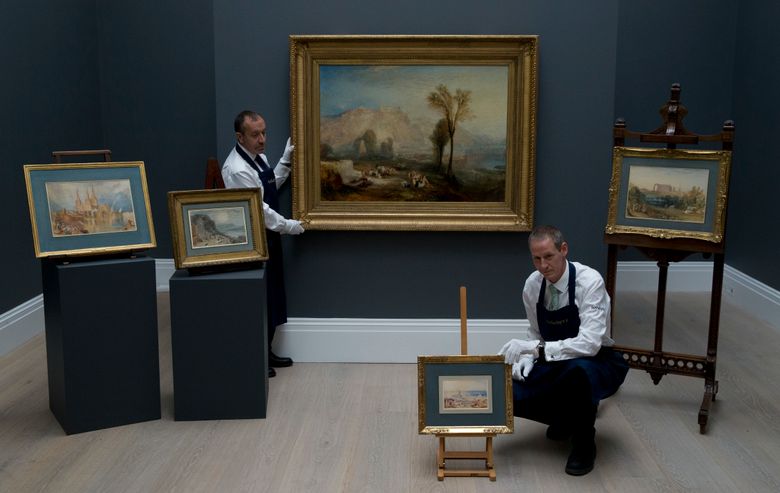 Turner sunrise watercolour expected to fetch more than £600,000 at auction