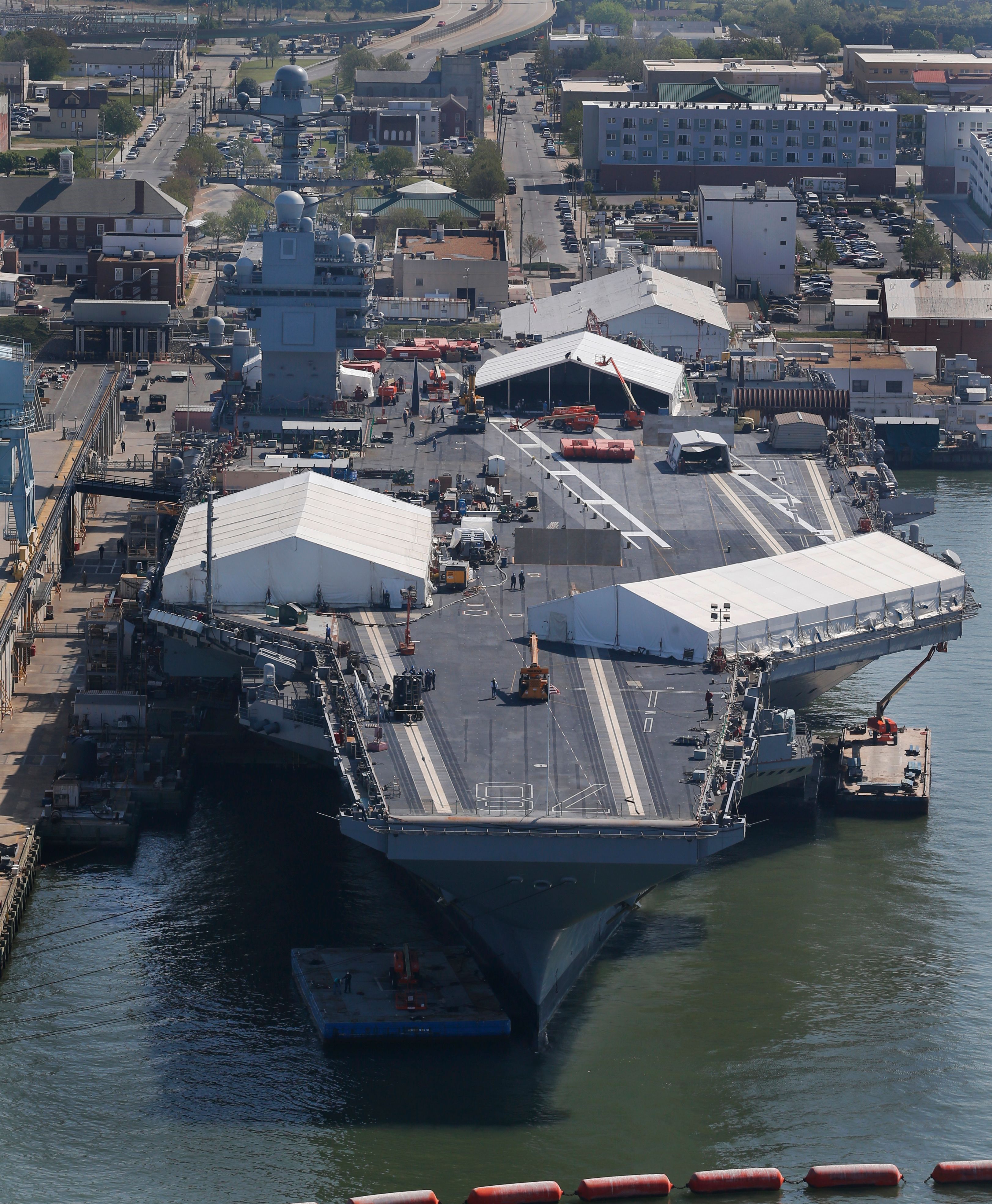Navy gets its Ford: $12.9 billion aircraft carrier delivered | The
