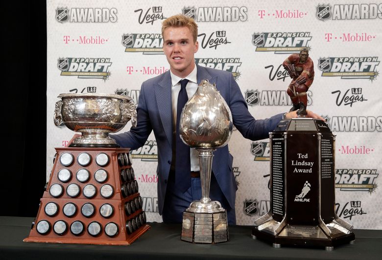 Connor McDavid wins NHL's MVP award, Golden Knights/NHL